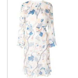 NWT Chloe floral print belted shift dress Size 36